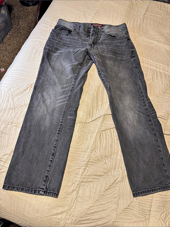 Arizona Jeans Co. Other - Arizona Jeans Co. Gray Straight Leg Jeans Sz 32/30